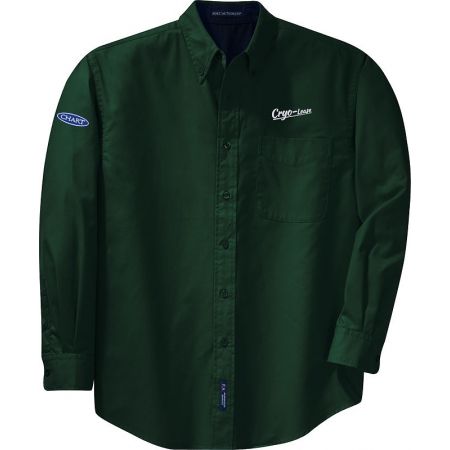 20-S608, Small, Dark Green, Right Sleeve, Chart_blue, Left Chest, Cryo-Lease.